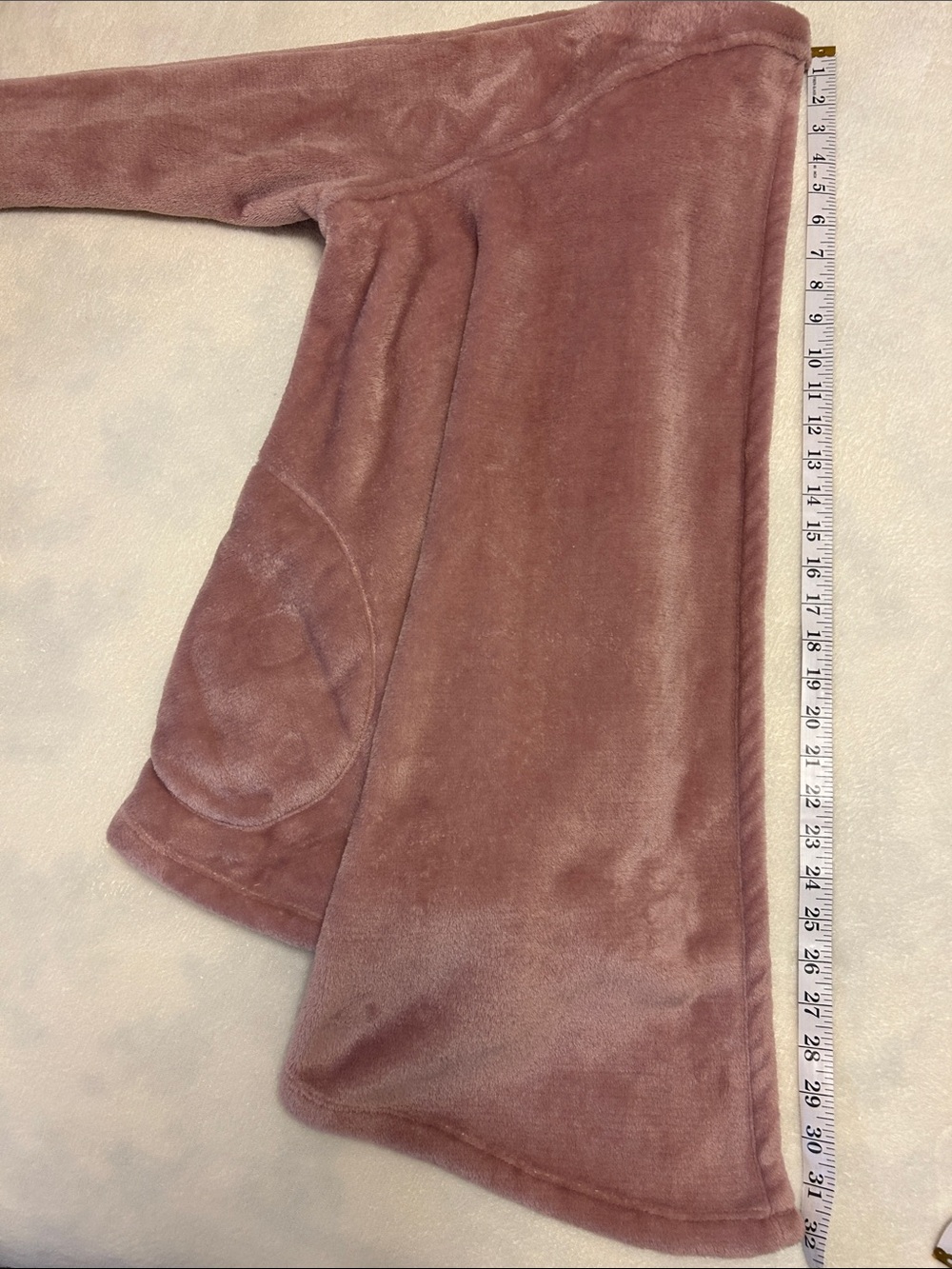 UGG Women's Plush Open-Front Teddy Jacket in Dust Pink - Picture 12 of 12